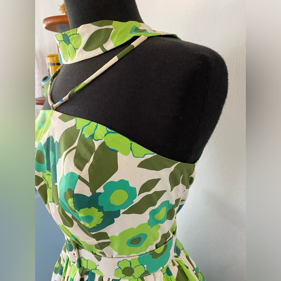 🦄 ALERT 🚨 TATYANA SHIRLEE TEGGE SWING RETRO VINTAGE FLORAL DRESS - Picture 6 of 11